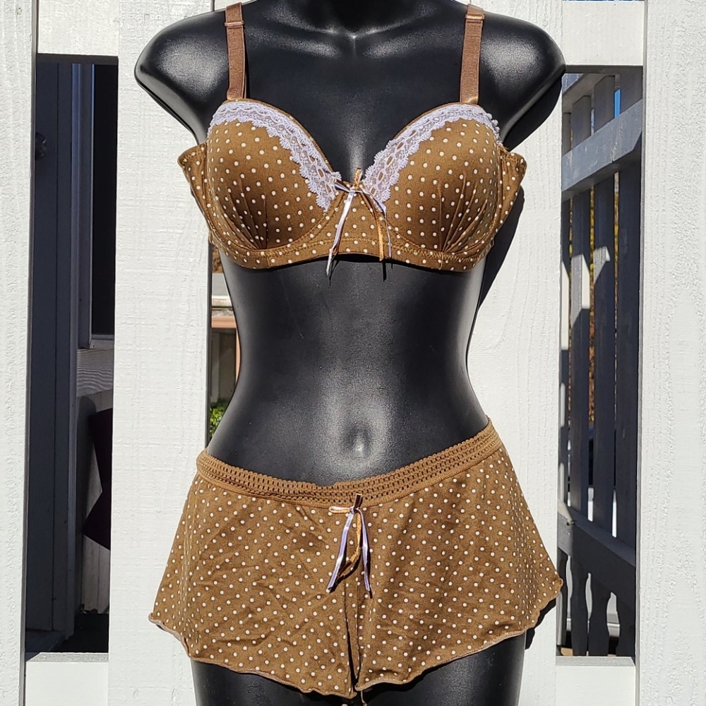 Lady Q Bra and Panty Sleepwear Set